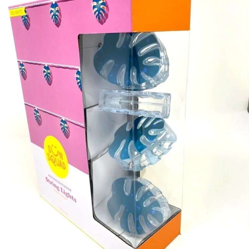 Target 10ct Incandescent Palm Leaves Mini Lights - Sun Squad™